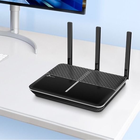 TP-Link ARCHER-VR600 AC1600 VDSL/ADSL Modem Router (1.6 Gbps, 4x Gigabit Port, VPN)