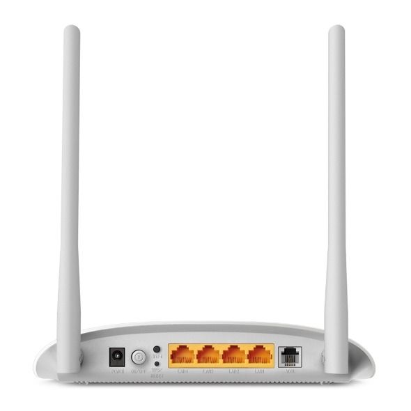 TP-Link TD-W8961N 300 Mbps Kablosuz N ADSL2+ Modem Router (4x 10/100 Mbps LAN, 1x RJ11 DSL, WPS)