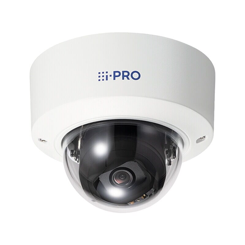 I-PRO WV-S22500-F3L 5 MP İç Mekan Dome IP Kamera (AI Motoru, 132 dB Super Dynamic, Renkli Gece Görüşü 0.12–0.17 lx, IK10)