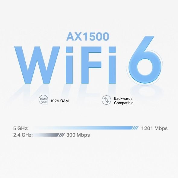 TP-Link DECO-X10 AX1500 Wi-Fi 6 Access Point (Mesh, 2× Gigabit port, 2.4/5 GHz, Deco uygulama ile yönetim)