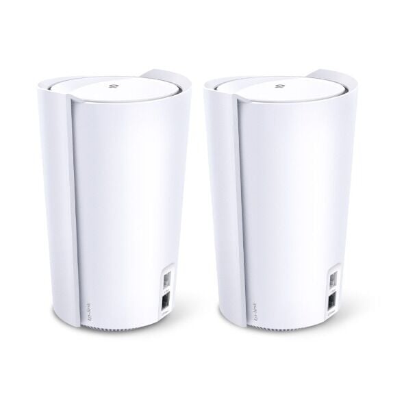 TP-Link Deco X90 AX6600 Tri-Band Wi‑Fi 6 Access Point (Mesh, HomeShield, 2.5 Gbps Ethernet)