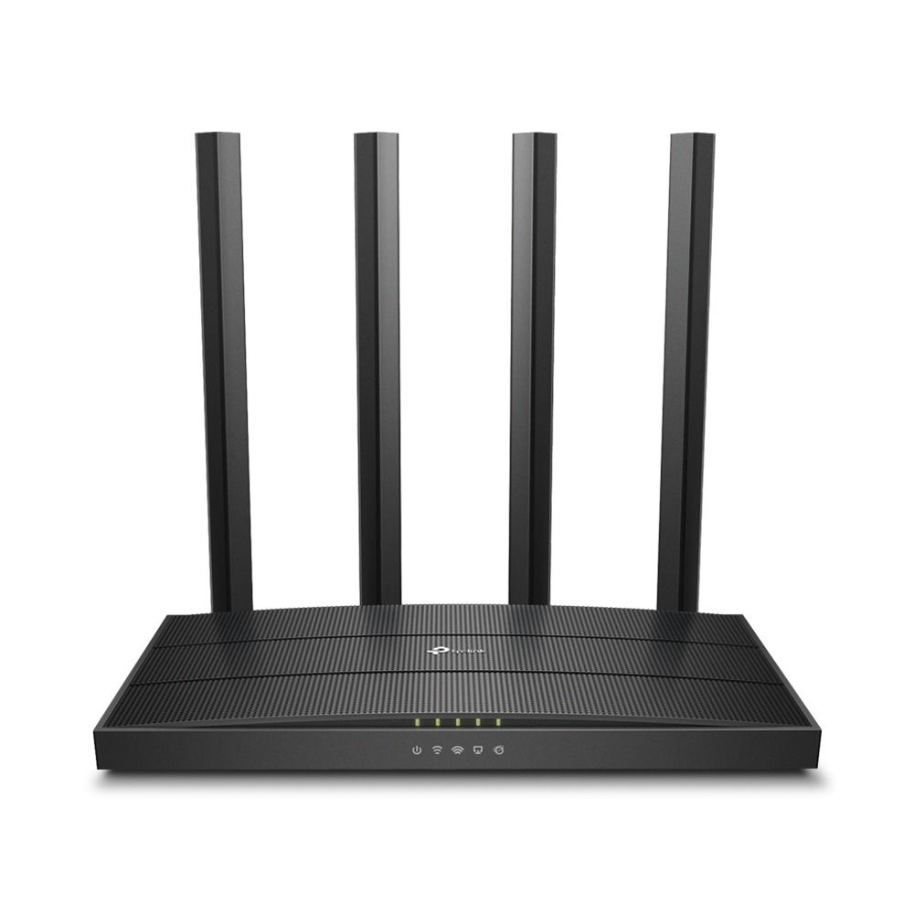 TP-Link ARCHER-A6 AC1200 Wi-Fi Router (867 Mbps 5 GHz + 400 Mbps 2.4 GHz, 1× Gigabit WAN, 4× Gigabit LAN, MU-MIMO, OneMesh)