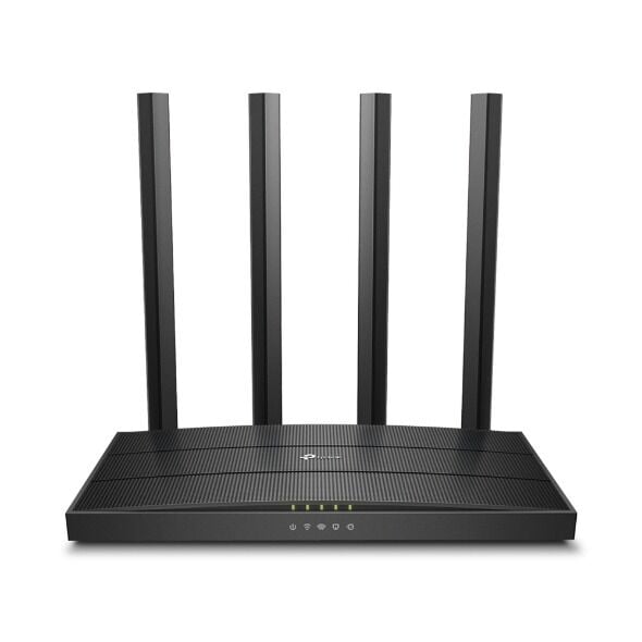 TP-Link ARCHER-A6 AC1200 Wi-Fi Router (867 Mbps 5 GHz + 400 Mbps 2.4 GHz, 1× Gigabit WAN, 4× Gigabit LAN, MU-MIMO, OneMesh)