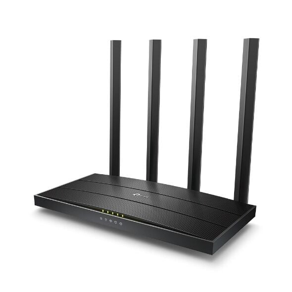 TP-Link ARCHER-A6 AC1200 Wi-Fi Router (867 Mbps 5 GHz + 400 Mbps 2.4 GHz, 1× Gigabit WAN, 4× Gigabit LAN, MU-MIMO, OneMesh)