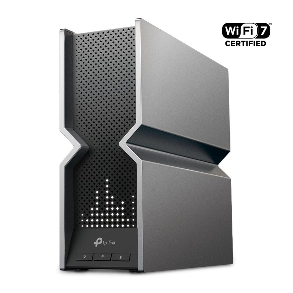 TP-Link Archer BE800 Wi‑Fi 7 Router (Maks. 19 Gbps, 2×10 Gbps + 4×2.5 Gbps, EasyMesh, VPN destekli)