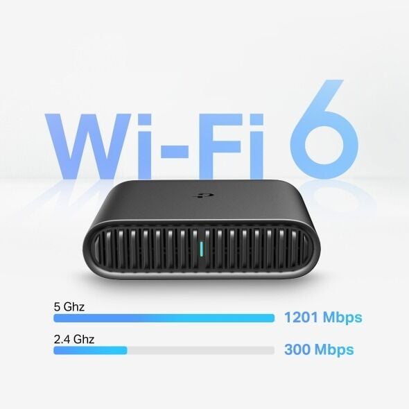 TP-Link TL-WR1502X AX1500 Wi-Fi 6 Taşınabilir Router (1,5 Gbps, 2× Gigabit Port, USB 2.0)