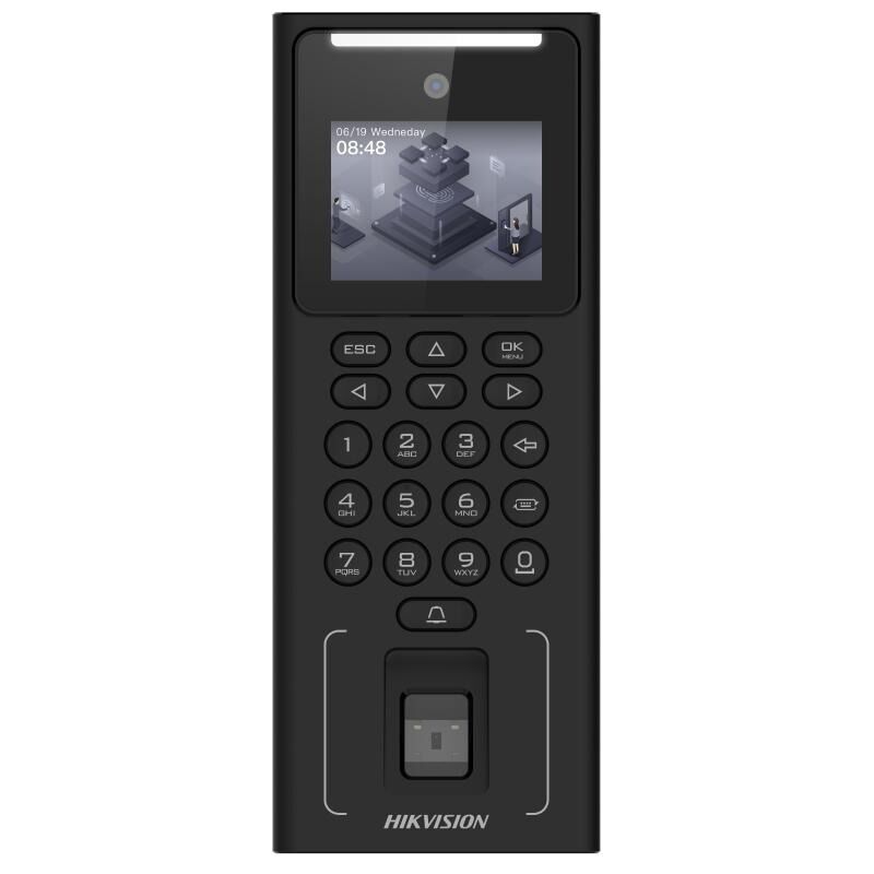 Hikvision DS-K1T321MFWX Erişim Kontrol Terminali (Yüz/Kart/Parmak İzi, Ethernet ve Wi-Fi, Bina ve Kurumlar)