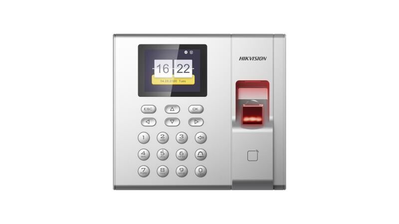 Hikvision DS-K1T8003EF Parmak İzli Erişim Kontrol Terminali (Parmak İzi ve EM Kart Doğrulama, TCP/IP, Zaman ve Devam)