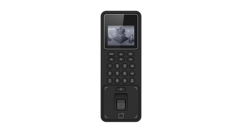 Hikvision DS-K1T808MFWX-B Profesyonel Parmak İzi Terminalleri (Parmak İzi, M1 Kart, Wi‑Fi)