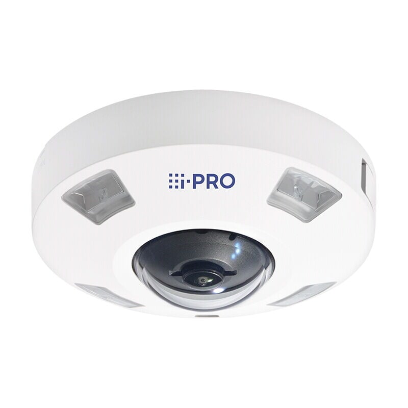 I-PRO WV-S4556LMA 5 MP Dış Mekan Fisheye IP Kamera (360° Fisheye, IR LED 14 m, IP66, IK10)