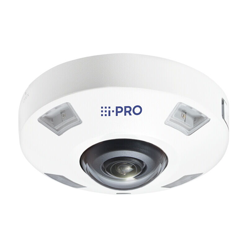 i-PRO WV-S4576LMA 12 MP Dış Mekan Fisheye IP Kamera (360° Fisheye, Edge AI, IR 14 m, IP66/IK10)