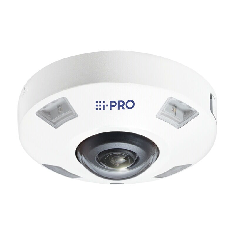 i-PRO WV-S4576LMA 12 MP Dış Mekan Fisheye IP Kamera (360° Fisheye, Edge AI, IR 14 m, IP66/IK10)