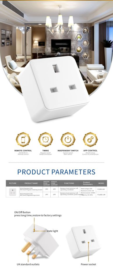 Wifi Akıllı Fiş IEX UK-03