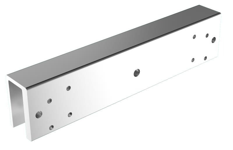 Hikvision DS-K4H255-U Manyetik Kilitler (DS-K4H255S uyumlu, Alt kenar çerçevesiz cam kapı)