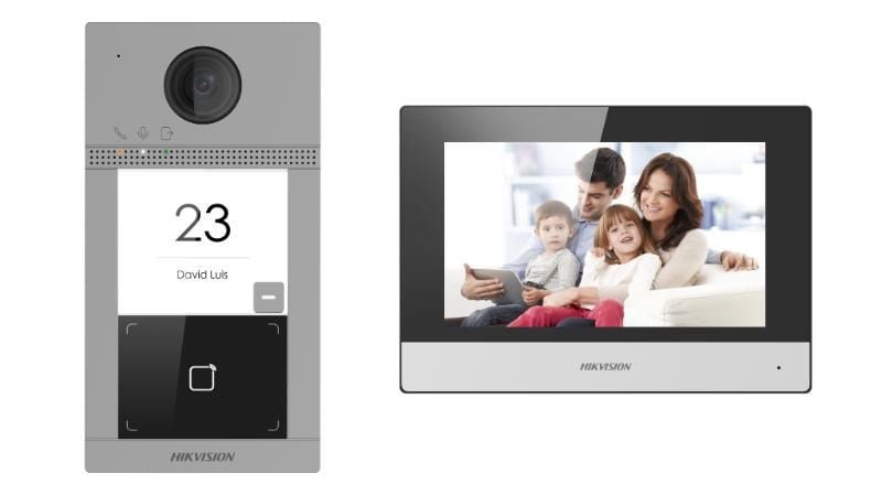Hikvision DS-KIS604-P(C) Video Interkom Kiti (7 inç Ekran, 1920×1080 Kamera, IP, Villa/Ev)