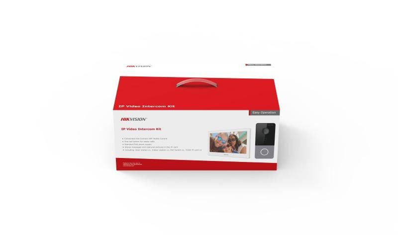 Hikvision DS-KIS607-S Video Interkom Kiti (7 inç Ekran, 2 MP Kamera, IP, İç ve Dış Mekan)