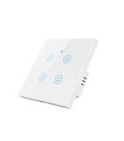 Wifi+Ble Dörtlü Dokunmatik Akıllı Anahtar IEX-T4UK
