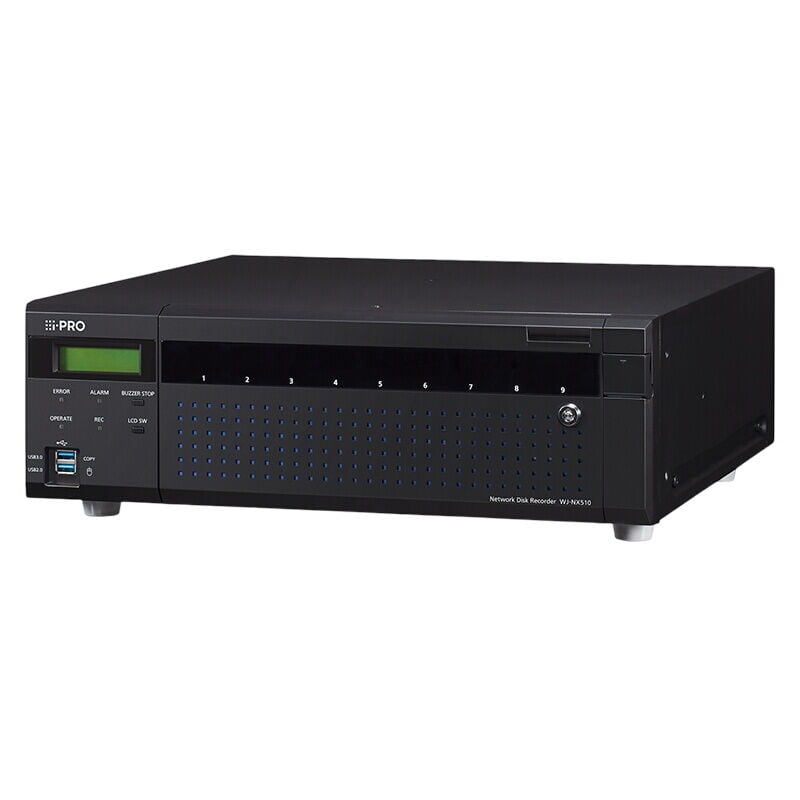 i-PRO WJ-NX510KG 64 Kanal NVR (9x SATA, H.265, NDAA)