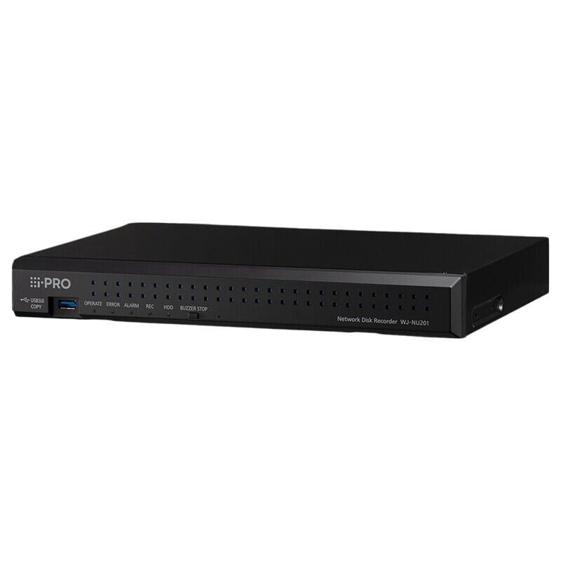 I-PRO WJ-NU201KG 8 Kanal NVR (8x PoE+, 2x SATA, H.265, NDAA)