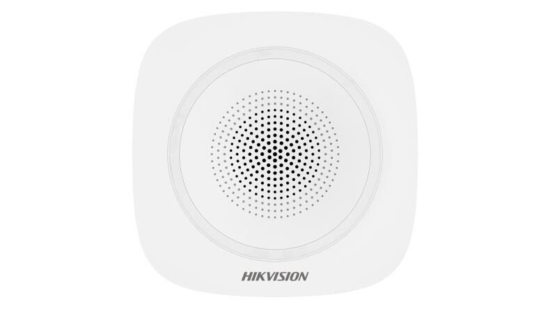 Hikvision DS-PS1-I-WE Kablosuz İç Mekan Sireni (868 MHz, AES-128, 90–110 dB)