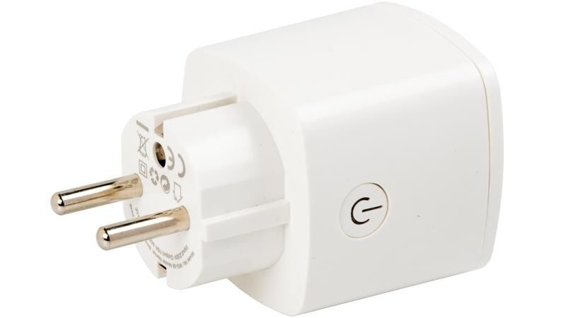 Hikvision DS-PSP1-WE Akıllı Priz Kablosuz (868 MHz İki Yönlü, AES-128, LED Gösterge)
