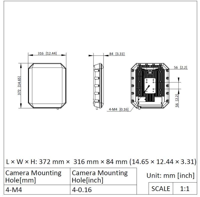 Hikvision DS-TDSB0G-FX/1km Sistem Aksesuarı (Güvenlik Radarı, İnsan ve Araç Algılama)