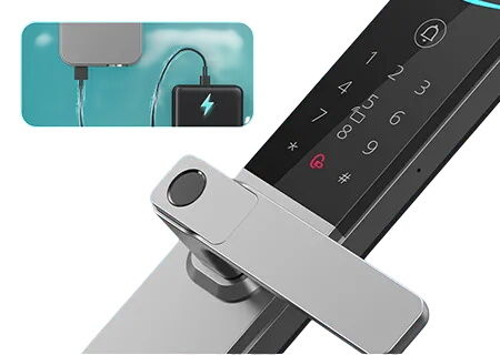 Philips DDL615-5HBS Akıllı Kapı Kilidi (Parmak İzi, PIN Kodu, Kart/Tag, Mekanik Anahtar)