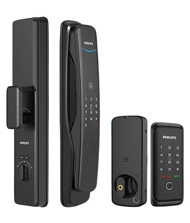 Philips DDL702-5HS-DDL506-18HS Akıllı Kapı Kilidi (Parmak İzi, PIN Kodu, Kart/Tag, Mekanik Anahtar, Uzaktan Kontrol)