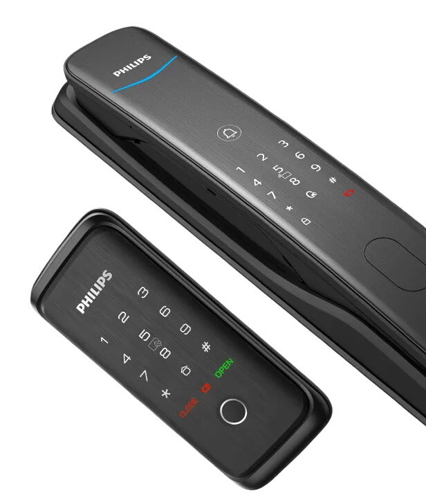 Philips DDL702-5HS-DDL506-18HS Akıllı Kapı Kilidi (Parmak İzi, PIN Kodu, Kart/Tag, Mekanik Anahtar, Uzaktan Kontrol)