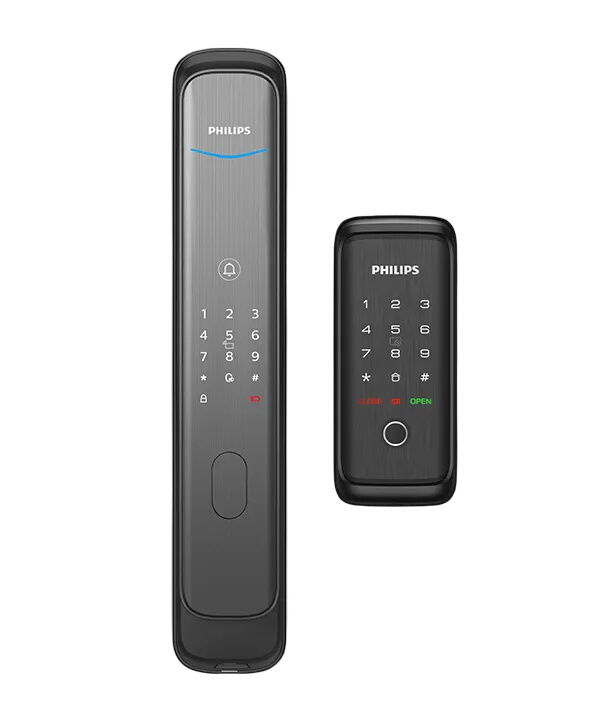 Philips DDL702-5HS-DDL506-18HS Akıllı Kapı Kilidi (Parmak İzi, PIN Kodu, Kart/Tag, Mekanik Anahtar, Uzaktan Kontrol)