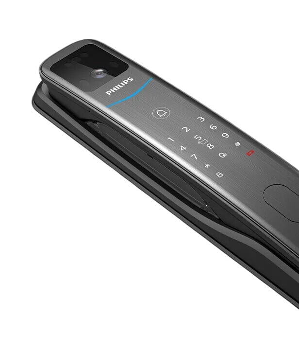 Philips DDL702-FVP-7HWS Akıllı Kapı Kilidi (Yüz, Parmak İzi, PIN, Kart/Tag, Mekanik Anahtar, Uzaktan Erişim, Geçici Şifre)