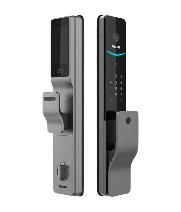 Philips DDL720-FVP-7HWS Akıllı Dijital Kapı Kilidi (Yüz Tanıma, Parmak İzi, PIN Kodu, Kart/Tag, Mekanik Anahtar)