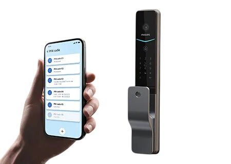 Philips DDL720-MVP-17HWS Akıllı Kapı Kilidi (Avuç İçi Damar Tanıma, PIN Kodu, Geçici Şifre, Uzaktan Erişim Uygulaması)