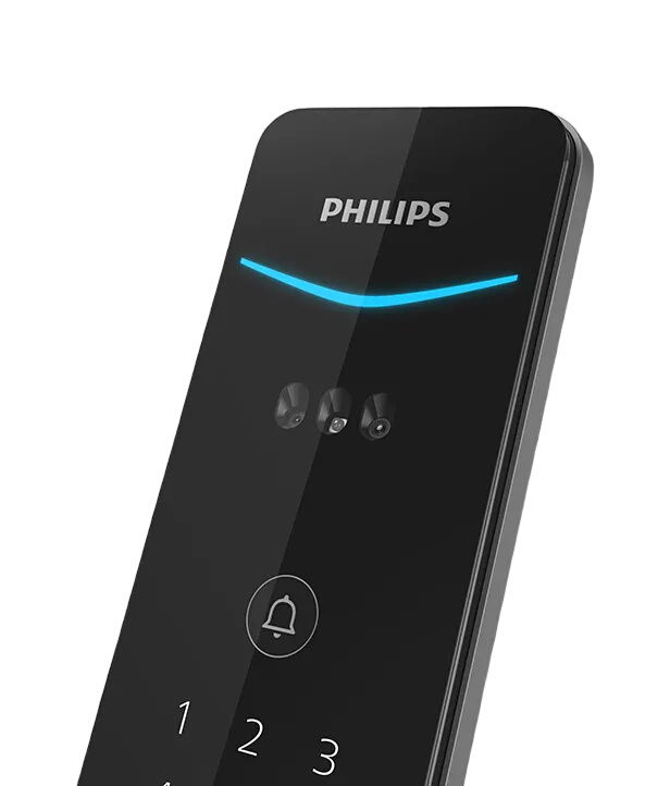 Philips DDL507-FV-7HWS Akıllı Kapı Kilidi (Yüz Tanıma, Parmak İzi, PIN Kodu, Kart/Tag, Mekanik Anahtar, Uygulama)