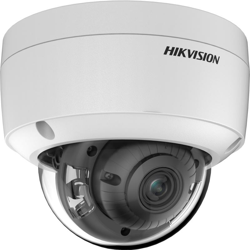 Hikvision DS-2CD2147G2-LSU 4MP Dış Mekan Renkli Gece Görüşlü (ColorVu) Vandal Korumalı Dome IP Kamera, Dahili Mikrofonlu, AcuSense, Sabit Lensli