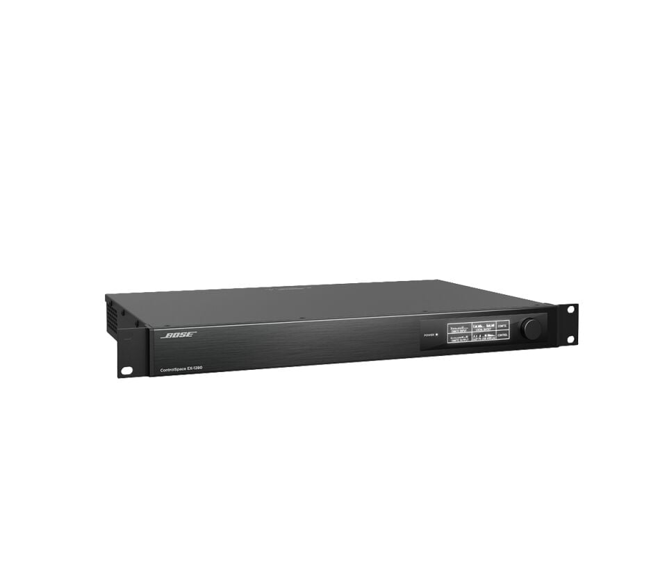Bose Professional ControlSpace EX-1280 12 giriş/8 çıkış Dijital Sinyal İşlemcisi (Dante 64 × 64, AmpLink, USB)