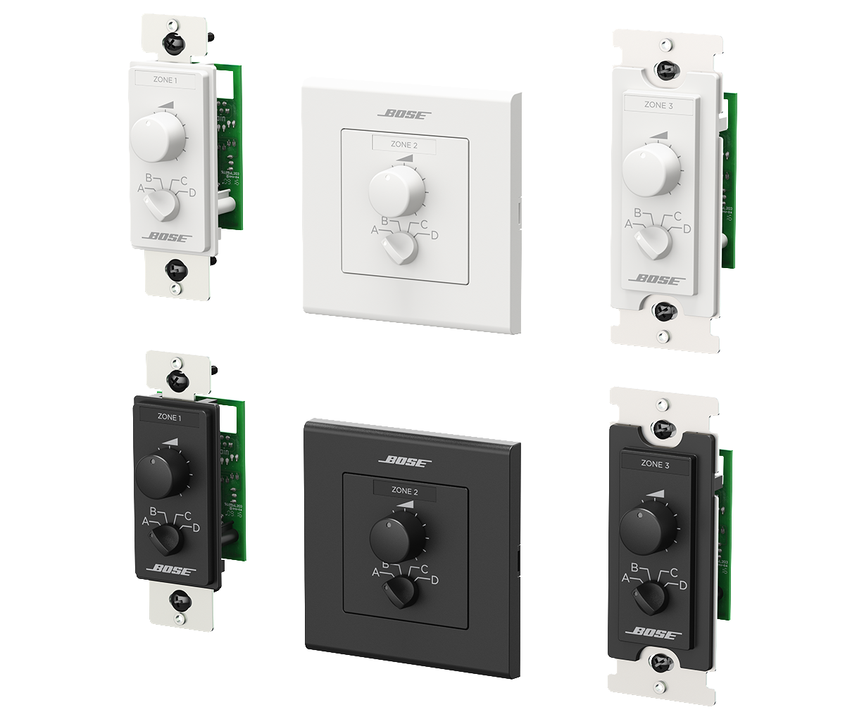 Bose Professional ControlCenter CC-3 Zon Ses Kontrolörü (Pasif, Duvar)