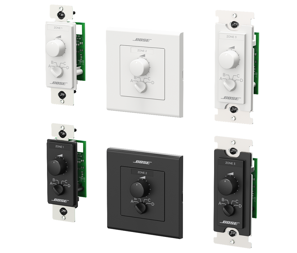 Bose Professional ControlCenter CC-3 Zon Ses Kontrolörü (Pasif, Duvar)