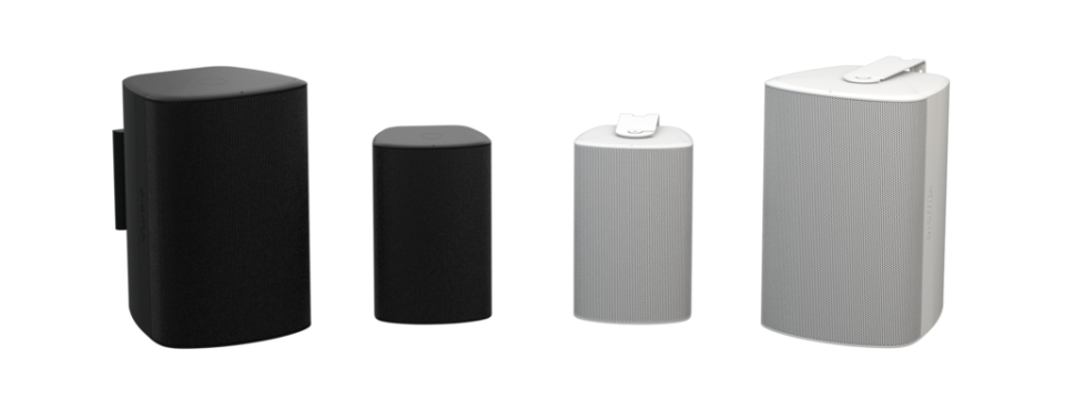 Biamp Desono DX-S5 5 inç Yüzey Montaj Hoparlör (70 V/100 V Otomatik Transformatör, IP54, ClickMount/U-Bracket)