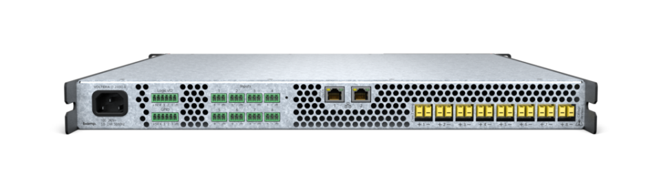 Biamp Voltera D 2400.8 8 Kanal (Dahili DSP, Dante/AES67, PoE+)