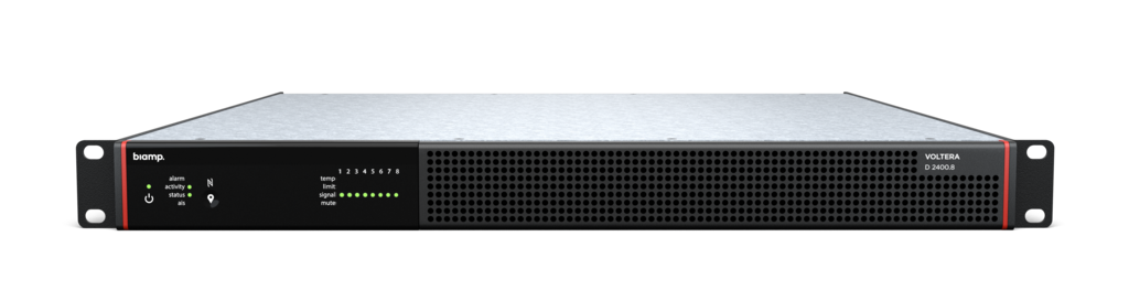 Biamp Voltera D 2400.8 8 Kanal (Dahili DSP, Dante/AES67, PoE+)