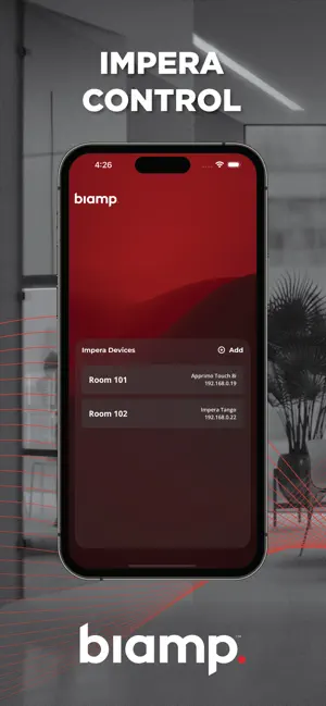 Biamp Impera Control App