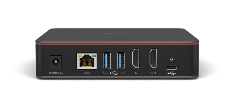 Biamp MAX Connect BYOM Oda Çözümü (Maks. 6 Eşzamanlı İçerik, PoE+, HDMI, USB)