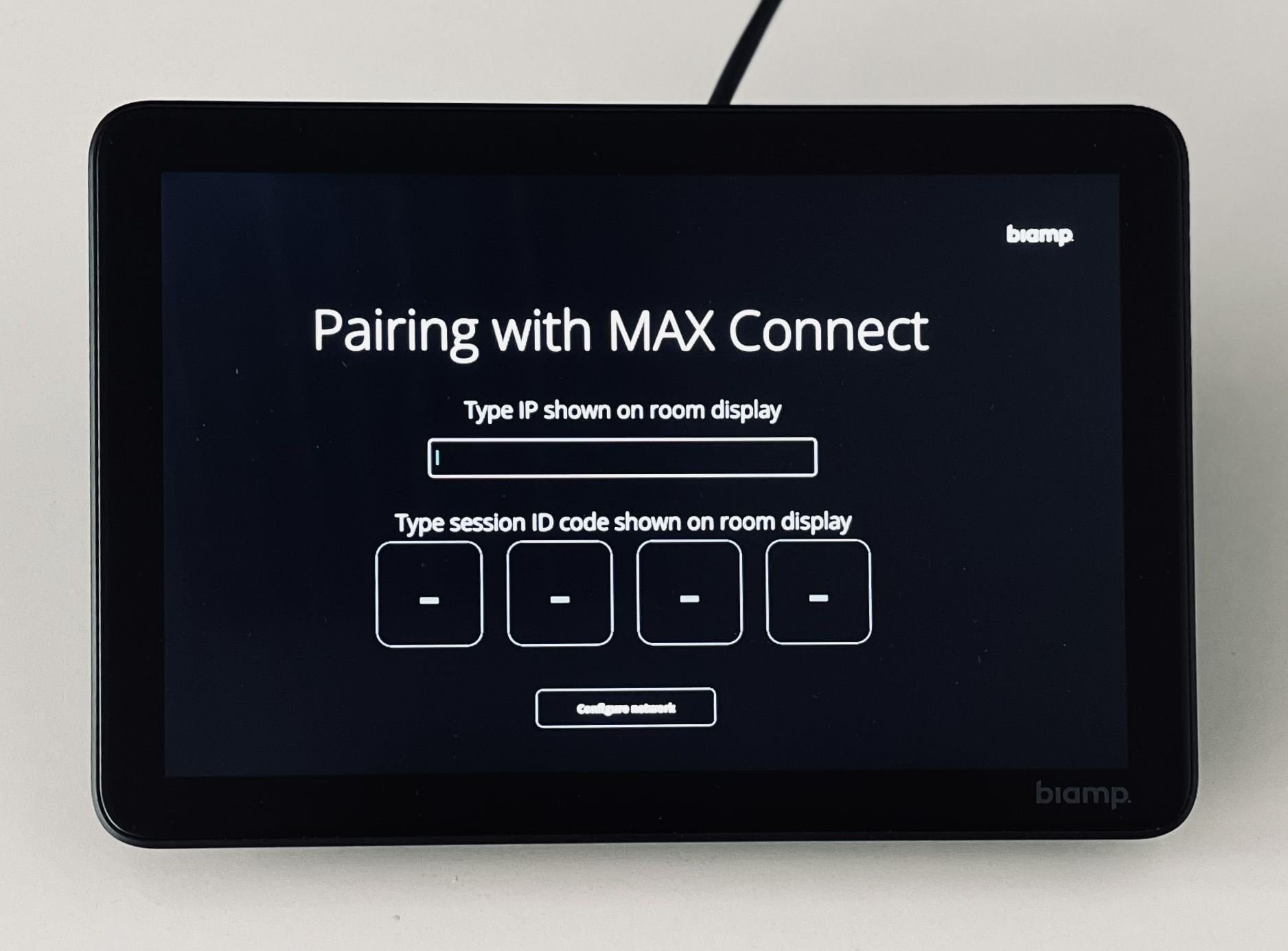 Biamp Touch 8 MAX 8 inç PoE Dokunmatik Panel (MAX Connect, 5 Yıl Garanti)