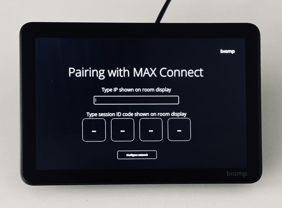 Biamp Touch 8 MAX 8 inç PoE Dokunmatik Panel (MAX Connect, 5 Yıl Garanti)