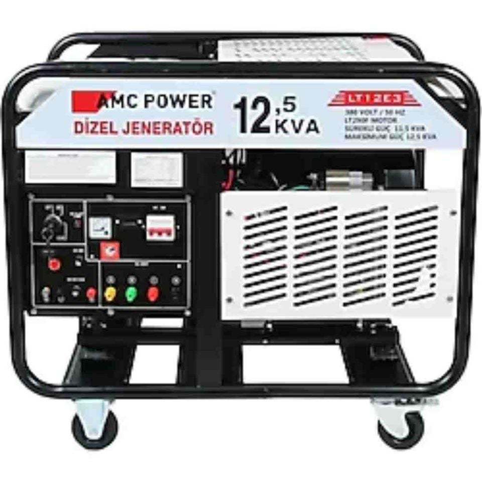 LT12E Dizel 12.5 Kva İpli ve Marşlı Jeneratör 220V AC