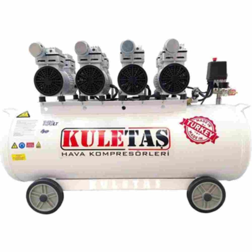 Kuletaş 8 bar 4 HP 150 LT  Yağsız ve Sessiz Kompresör