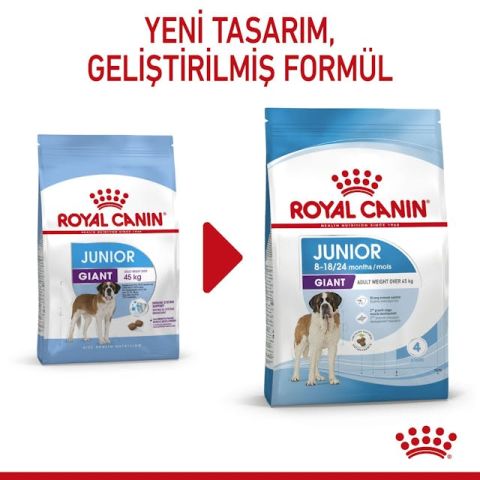 Royal Canin Giant Junior Dev Irk Yavru Köpek Maması 15 Kg