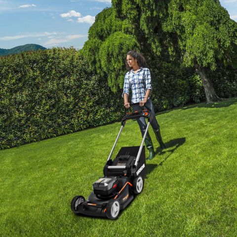 WORX WG749E 40Volt 4.0Ah. Li-ion 46CM Profesyonel Kömürsüz Şarjlı Çim Biçme