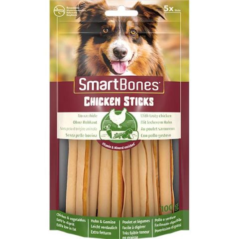 SmartBones Chicken Sticks 5'li Köpek Ödülü